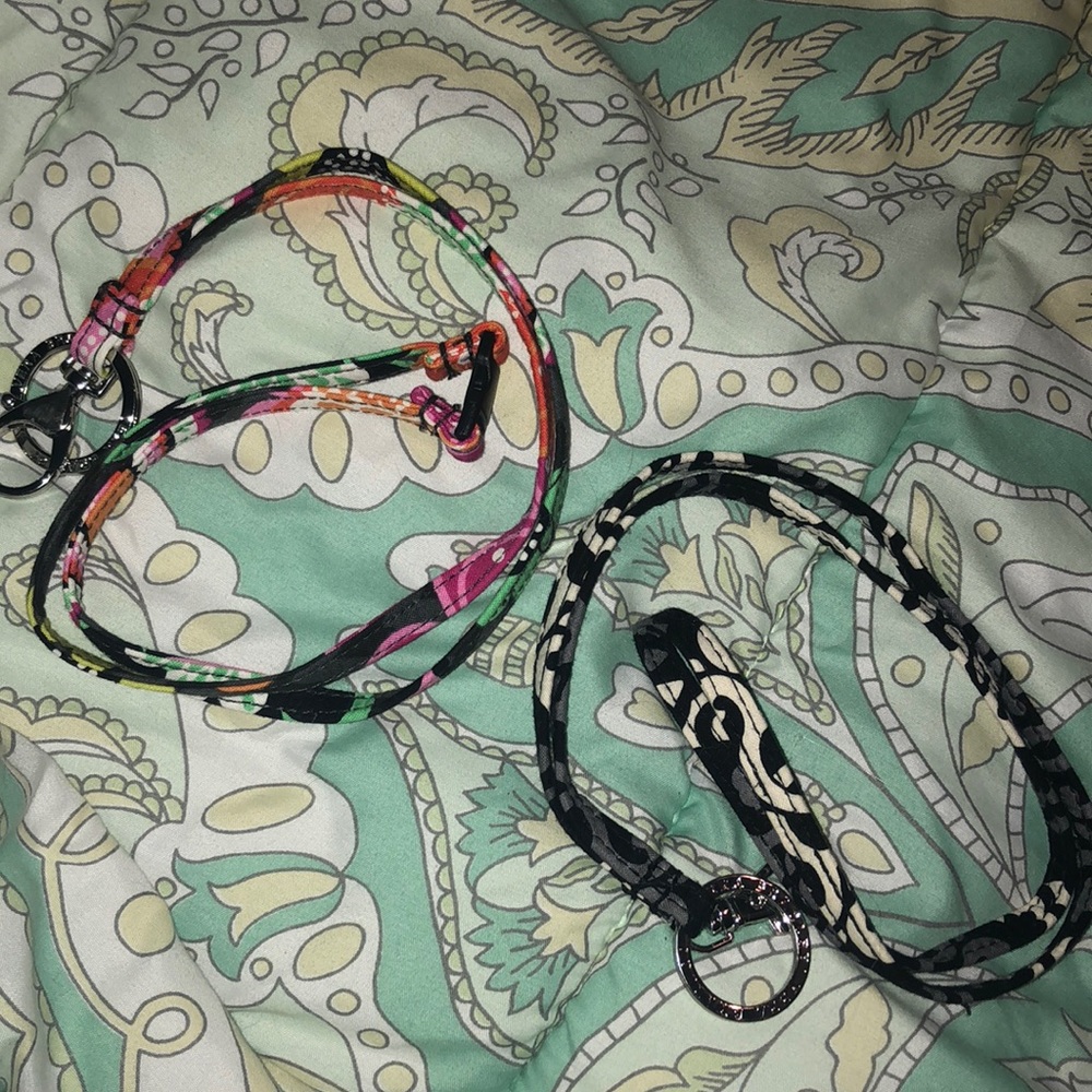 2 Vera Bradley Lanyards